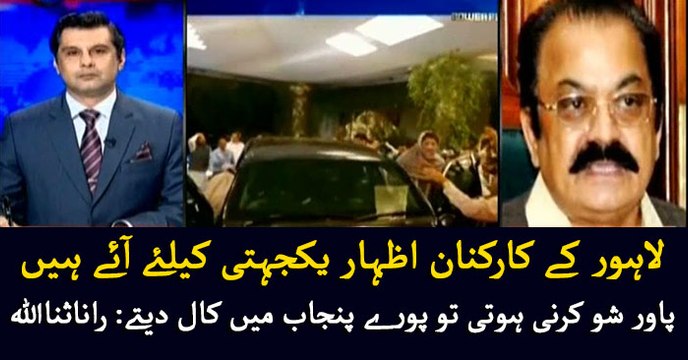 Would have issued protest call throughout Punjab if wanted a power show: Rana Sanaullah