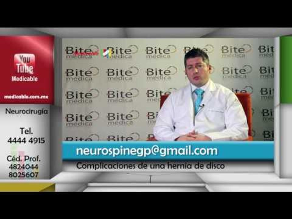 De no atenderse una hernia de disco, ¿cuáles son las posibles complicaciones?