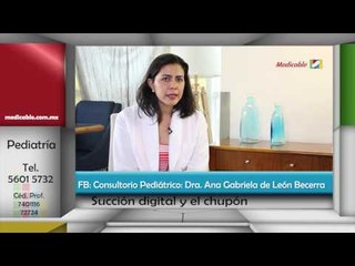 ¿Qué diferencia hay entre la succión digital y el chupón?