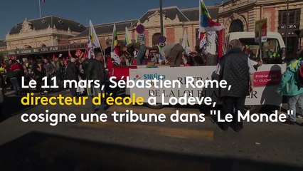 "Une limite a été passée" après le rappel à l'ordre d'un enseignant qui a critiqué le projet de loi Blanquer