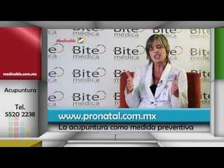 ¿Se puede usar la acupuntura como medida preventiva?