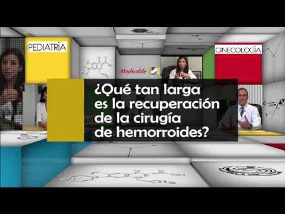 ¿Qué tan larga es la recuperación de la cirugía de hemorroides?
