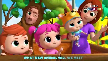 Zoo Song | Fun with Animals | Nursery Rhymes by Little Angel