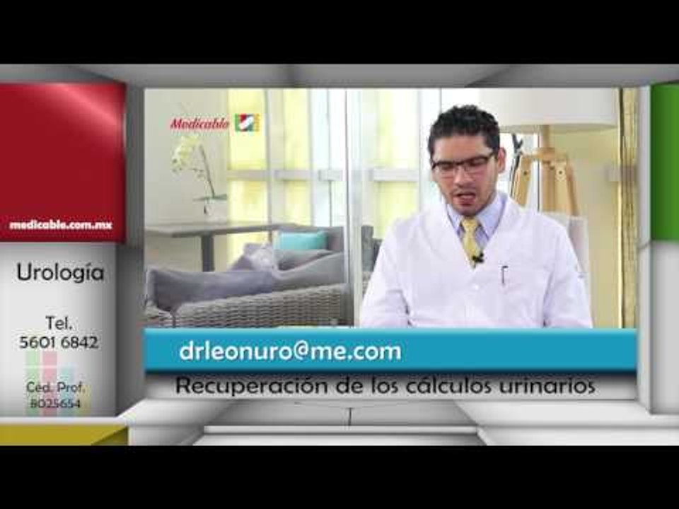 011 SE PUEDE LOGRAR UNA RECUPERACION AL 100 DE LOS CALCULOS URINARIOS