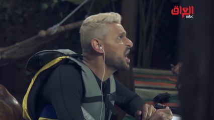 سقوط كوميدي للكابتن رضا عبد العال في #رامز_في_الشلال