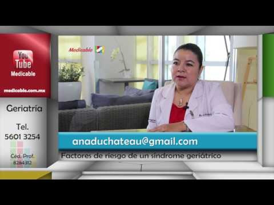 ¿Cuáles son los factores de riesgo para desarrollar síndrome geriátrico?