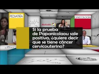 006 SI LA PRUEBA DE PAPANICOLAOU SALE POSITIVA QUIERE DECIR QUE SE TIENE CANCER CERVICOUTERINO