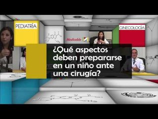 ¿Qué aspectos deben prepararse en un niño ante una cirugía?