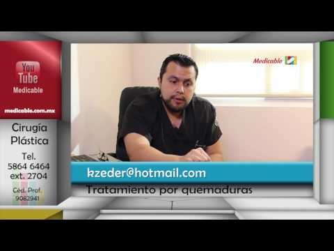 ¿Qué tipo de material se utiliza para el tratamiento en pacientes con quemaduras?