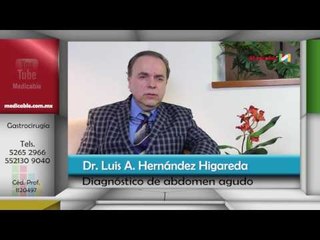 ¿Cómo se diagnostica el abdomen agudo?