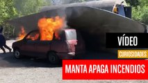 [CH] La manta que apaga incendios de coches en 10 segundos