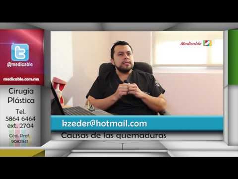 ¿Cuáles son las causas más frecuentes por las que se provoca una quemadura?