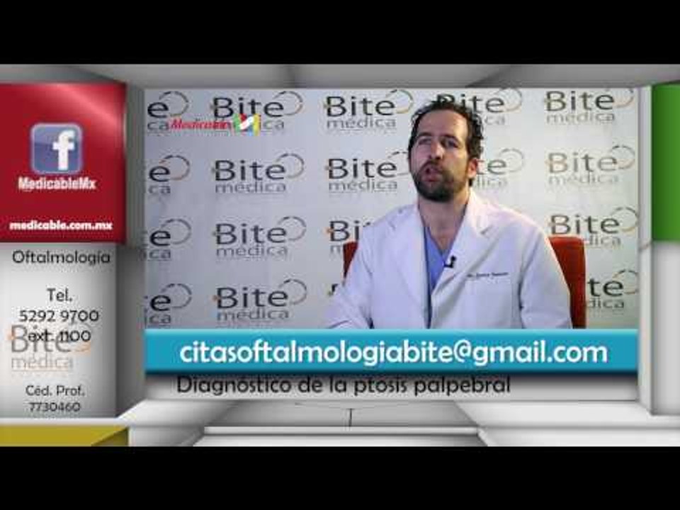 ¿Cómo se diagnostica la Ptosis Palpebral?