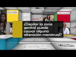 ¿Depilar la zona genital puede causar alguna alteración menstrual?