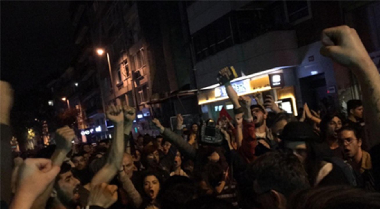 İstanbul'da eylemler sürüyor