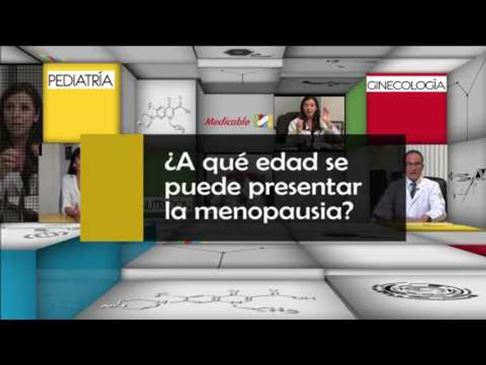¿A qué edad se puede presentar la menopausia?