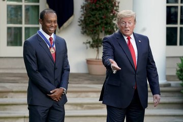 Tiger Woods Honored With Presidential Medal of Freedom