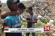 Capturan al “Tuerto”, el ladrón de pescados y mariscos en Tumbes