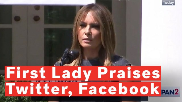Melania Trump Praises Twitter, Facebook As 'True Partners'
