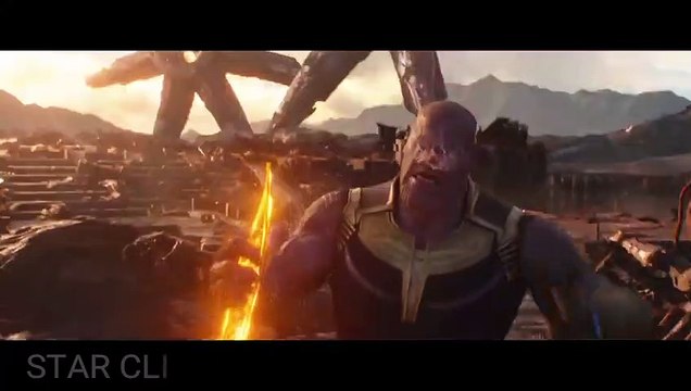 Avengers: Infinity War - Thanos Is Loosing The Fight Scene HD 1080i