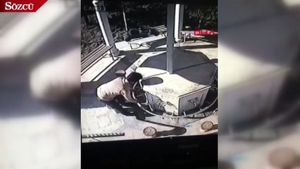 Cemaat namazdayken şadırvanın musluklarını çaldı