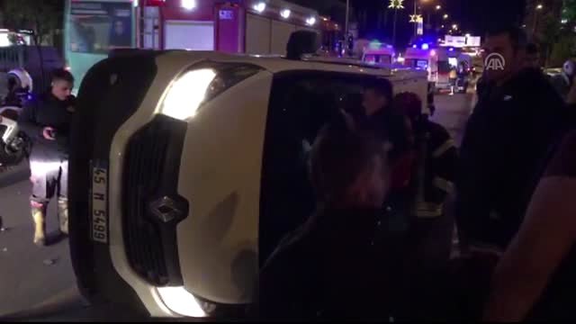 Manisa'da Trafik Kazası: 4 Yaralı