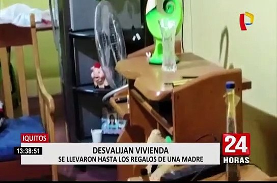 Iquitos: delincuentes desvalijan casa y se llevan más de 4 mil soles
