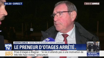 Arrestation du preneur d'otage: "Je ne pense pas qu'il ait eu l'intention de commettre quelque chose d'irrémédiable", affirme le maire de Blagnac