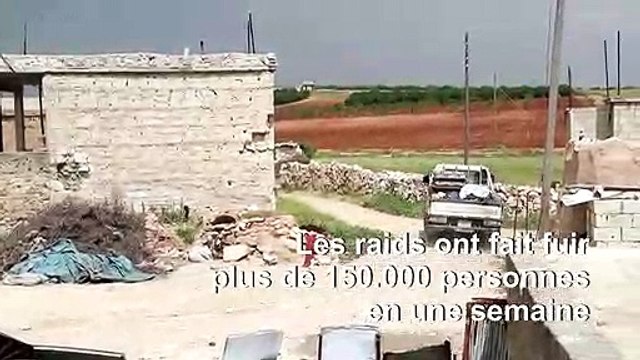 Syrie: les frappes sur des secteurs jihadistes font 150.000 déplacés