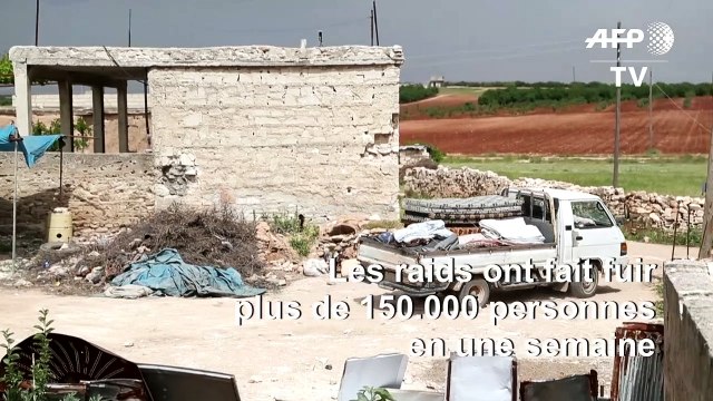 Syrie: les frappes sur des secteurs jihadistes font 150.000 déplacés
