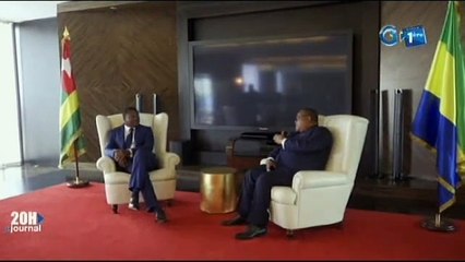 RTG - Le Président  de la République du Togo rencontre le Chef de l’Etat lors de sa visite  de travail et d’amitié