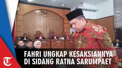 Disebut Dalam Surat Dakwaan JPU, Fahri Hamzah Ungkap Kesaksiannya di Sidang Ratna Sarumpaet