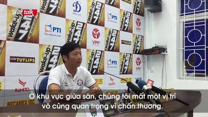HLV trưởng SHB Đà Nẵng hết lời chê Đức Chinh