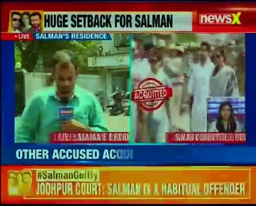 Bollywood star Salman Khan has been found guilty in the 20-year-old blackbuck poaching case