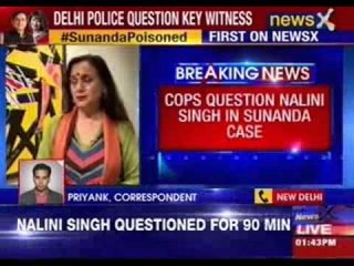 Cops question Nalini Singh in Sunanda case