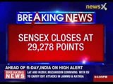 Sensex ends all-time closing high