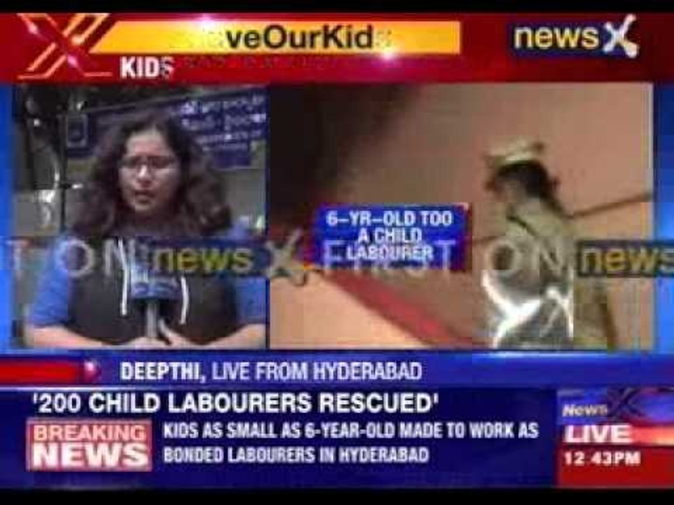 #SaveOurKids: 200 child labourers rescued in Hyderabad