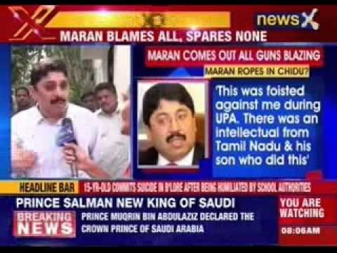 Former Telecom Minister Dayanidhi Maran says 'CBI Trying to Fix Me’