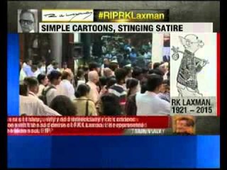 Legendary cartoonist RK Laxman accorded state funeral