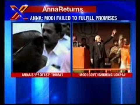 Modi failed to fulfil promises: Anna Hazare