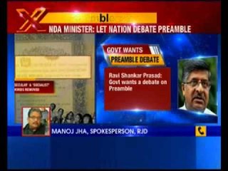 Shiv Sena demands removal of secular and socialist from preamble to Constitution