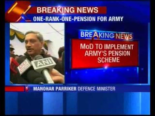 Defence to implement army’s pension scheme