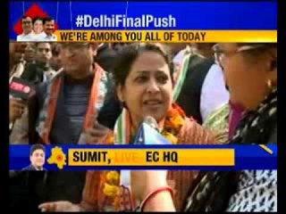 Delhi Elections 2015: NewsX talks to Sarmistha Mukherjee during campaign
