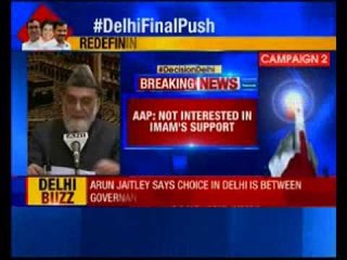 Clashes between BJP and AAP in Model Town, New Delhi