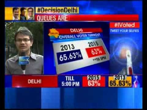 Delhi Assembly Elections 2015: 63% voters cast their vote till 5PM