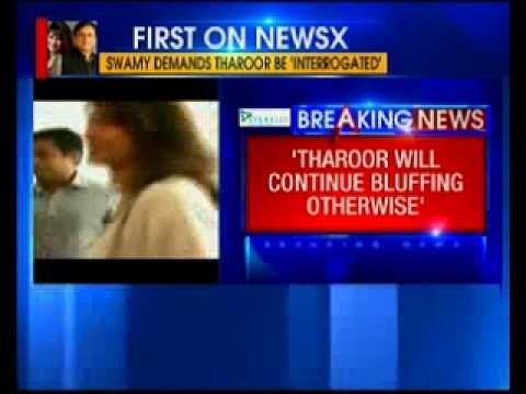 Subramanian Swamy demands 'interrogation' of Tharoor