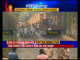 BMC seeks police protection while demolishing Shahrukh Khan’s illegal ramp