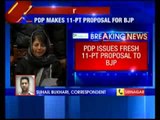 Jammu & Kashmir: PDP issues fresh 11-point proposal to BJP