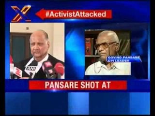 Anti-Toll tax campaigner Govind Pansare and wife shot at during morning walk