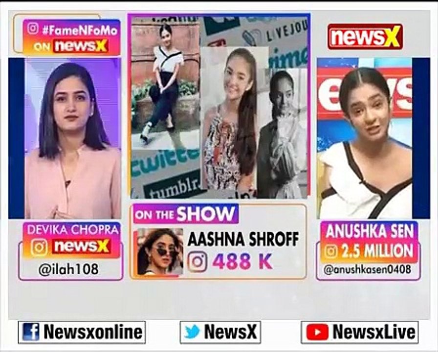 FameNFoMo_ Instagram fame Anushka Sen in an exclusive conversation on NewsX